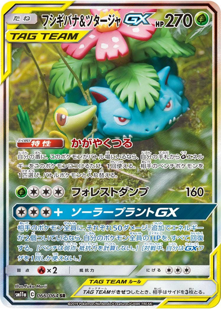 フシギバナ＆ツタージャGX 066/064 SR フシギバナ＆ツタージャGX［SR］（066/064）｜ポケモンカード｜PRICE