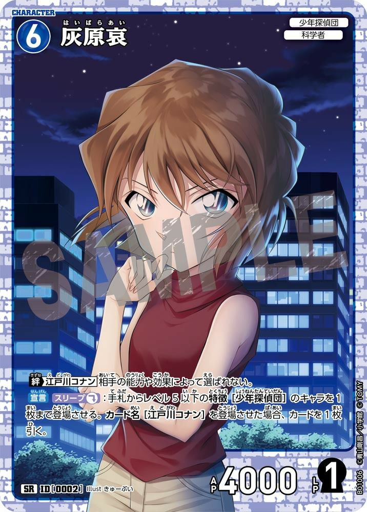 名探偵コナン カード探偵団 会員カード 結成少年探偵団 R（レア）キャラクターカード ID0264「 黒影の襲来（CT