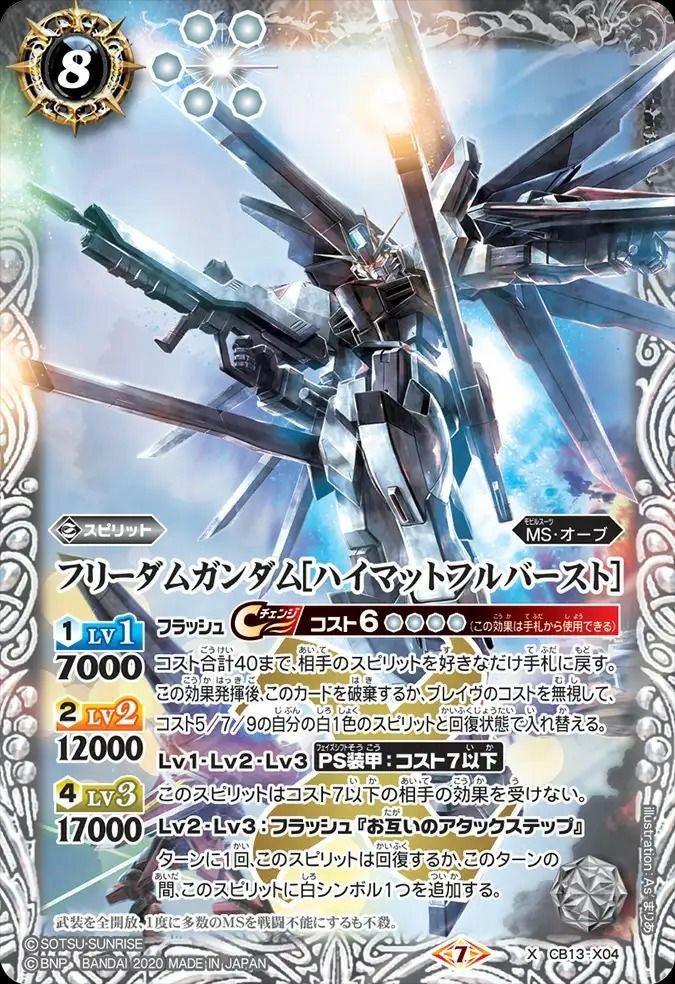 フリーダムガンダムハイマットフルバースト (2020/7)（CB13-X04）X