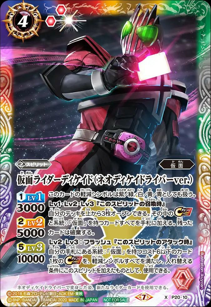 仮面ライダーディケイド（ネオディケイドライバーver.） (2020/7)（P20