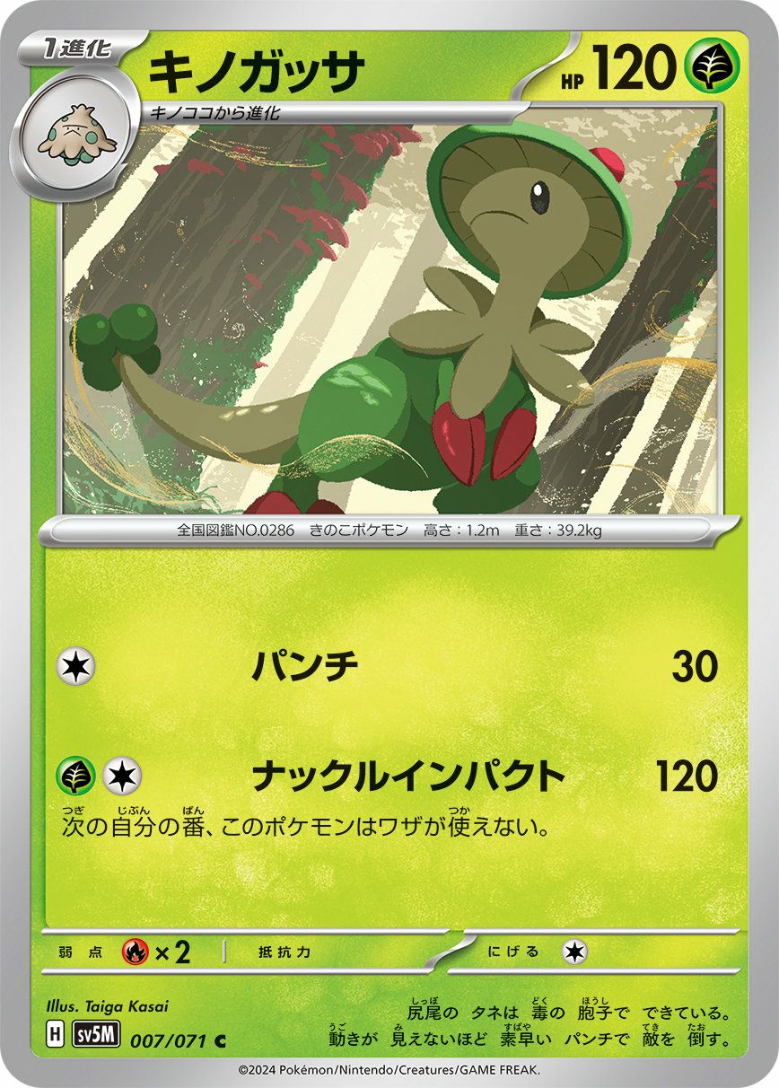 キノガッサ（007/071）［C］｜ポケモンカード｜PRICE BASE通販
