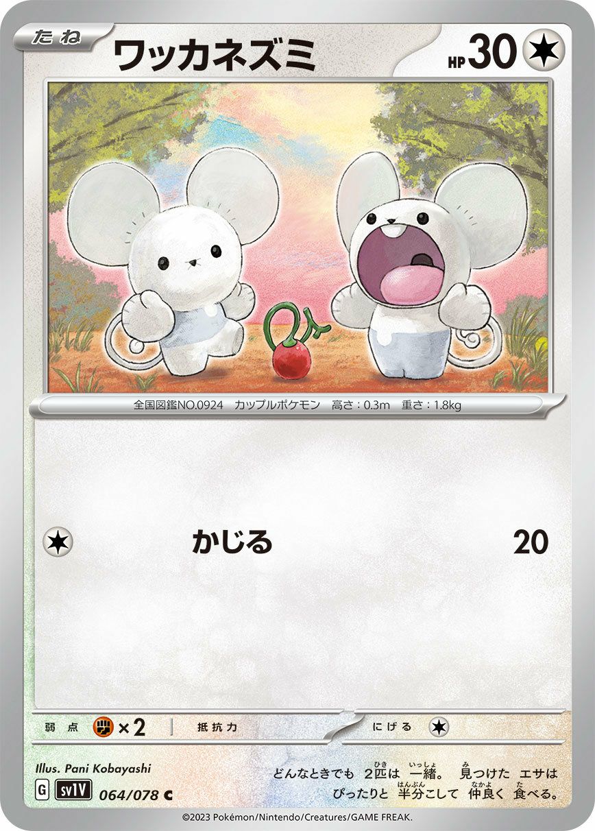 ワッカネズミ（064/078）［C］｜ポケモンカード｜PRICE BASE通販