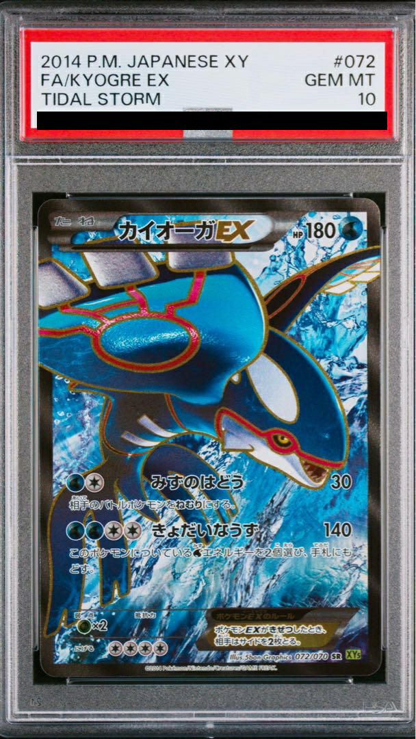 カイオーガEX BW SR 1st Edition ポケモンカード 状態B〕カイオーガEX【SR】{054/052}