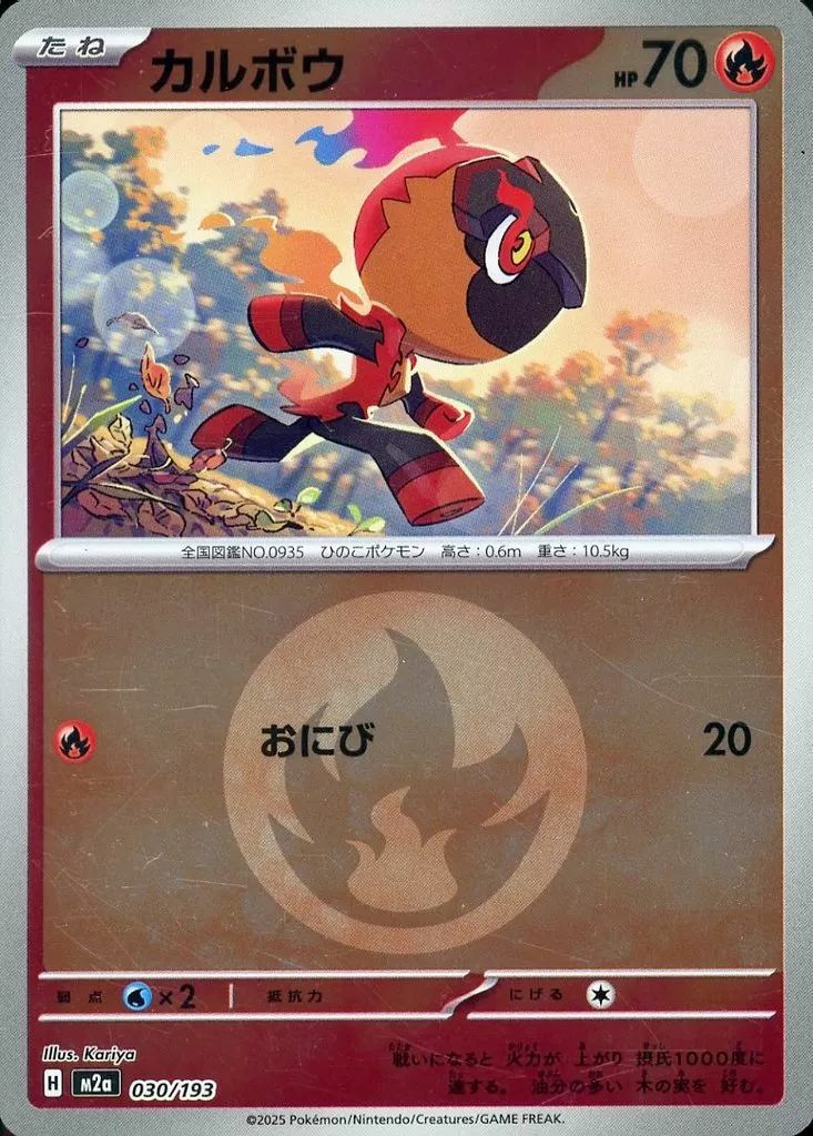 カルボウ(炎エネルギーミラー)（030/193）［C（コモン）］｜ポケモン