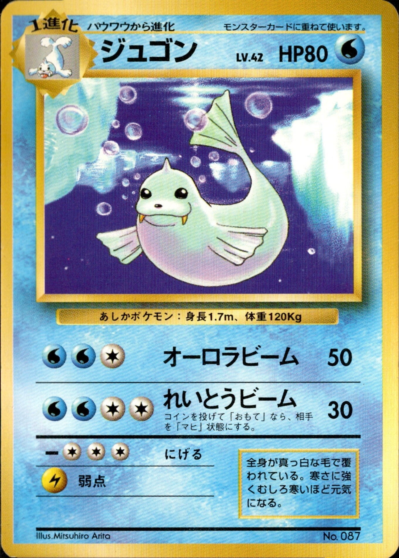 ジュゴン 旧裏 初版｜ポケモンカード通販